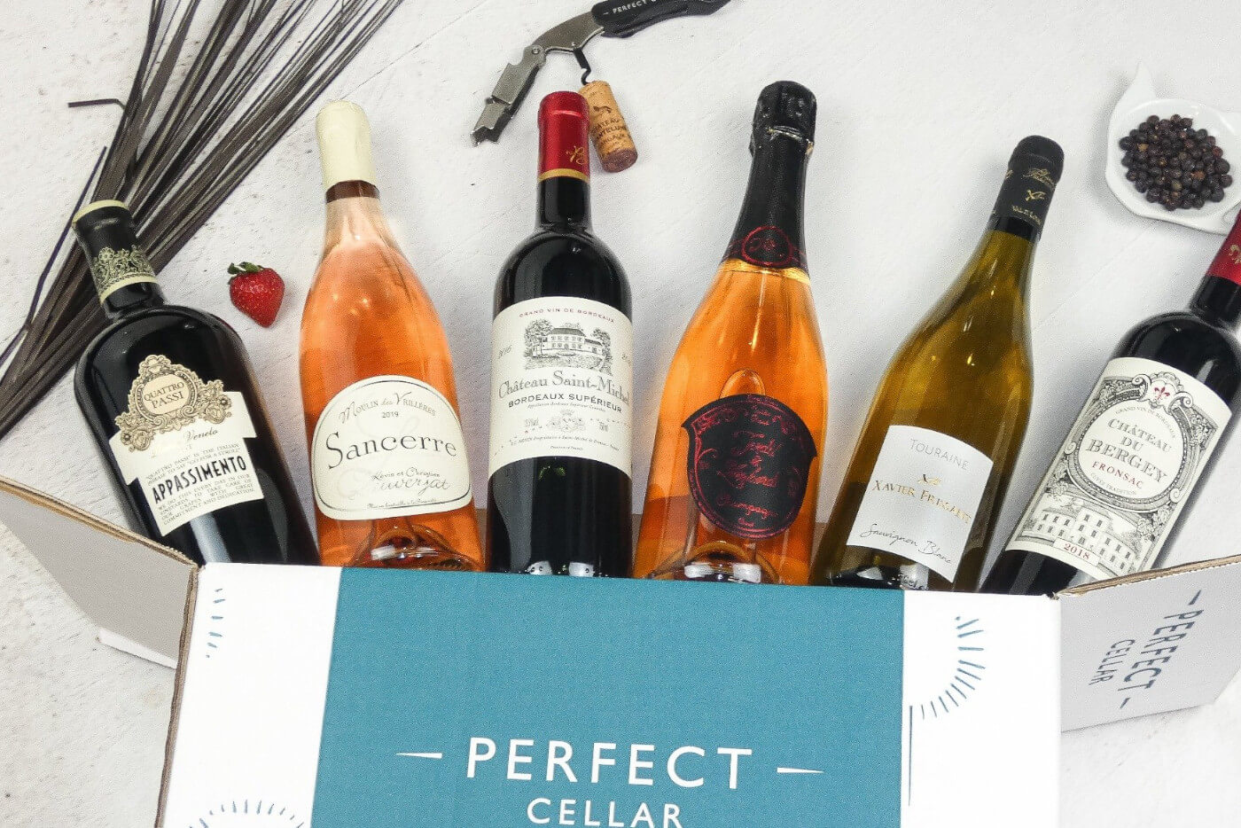 Box of Staycation Wines from Perfect Cellar