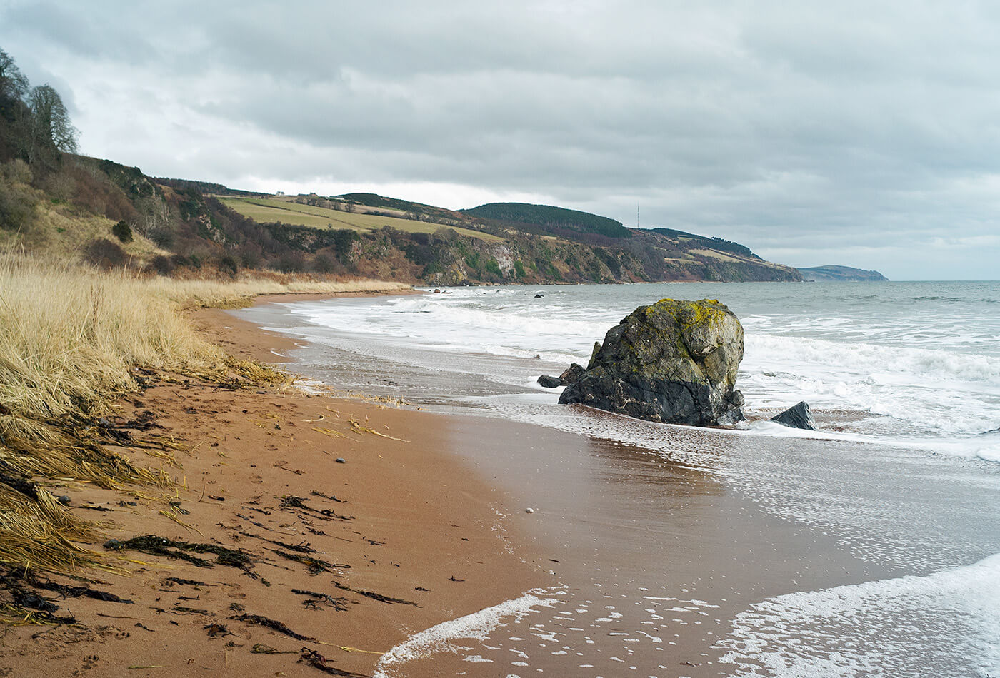 The beach on The Black Isle on the Moray Firth