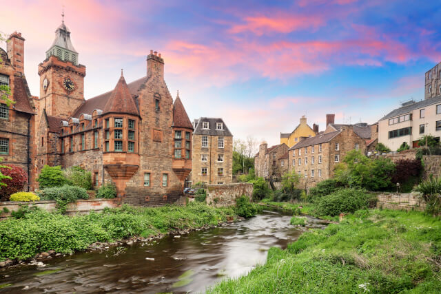 Dean Village, Edinburgh, Central Scotland