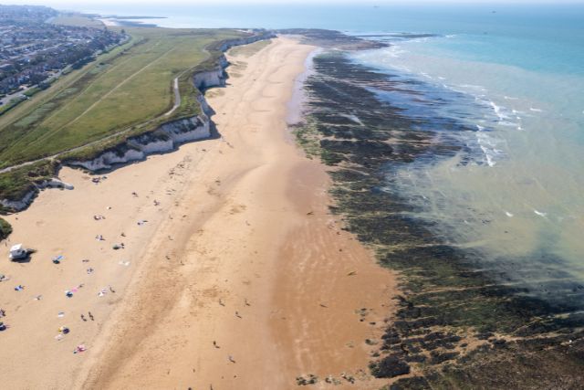 Drone image of Botany Bay Beach