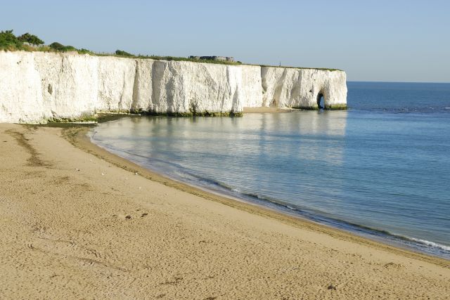 Kingsgate Bay Beach on a sunny day