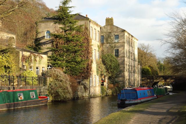 Hebden Bridge from the canal