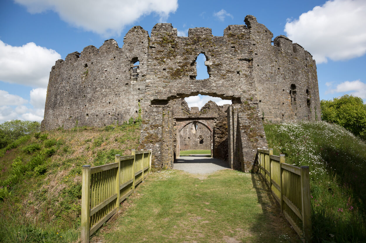 Restormel Castle near Lostwithiel