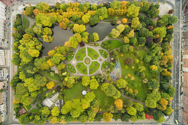 St Stephen's Green Aerial View