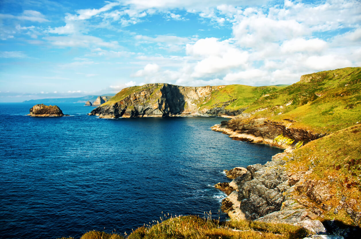 Trebarwith Strand to Tintagel Church