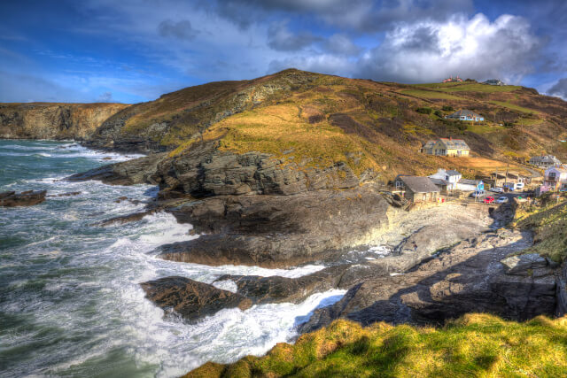 Trebarwith Strand to Tintagel Church