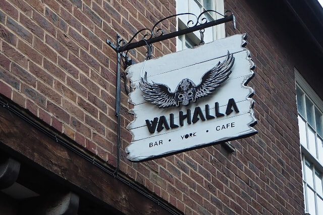 valhalla york sign